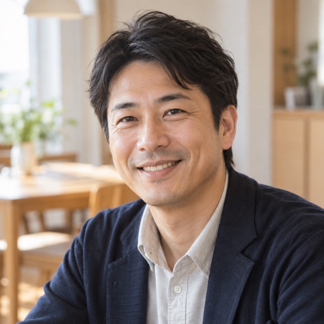 架空の40代男性のイメージ写真
